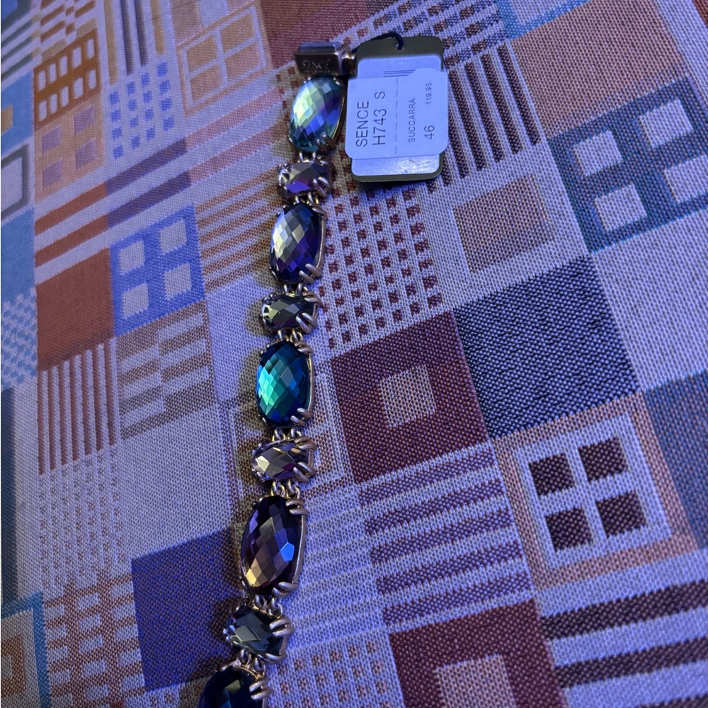 Elegant Multicolor Gemstone Bracelet